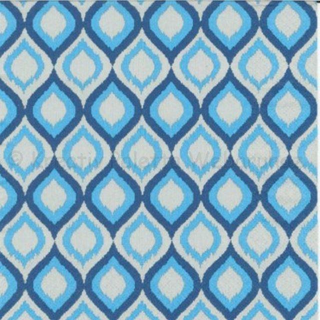 Szalvéta - színes etnikai minta