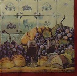 Szalvéta - szüreti teríték 2