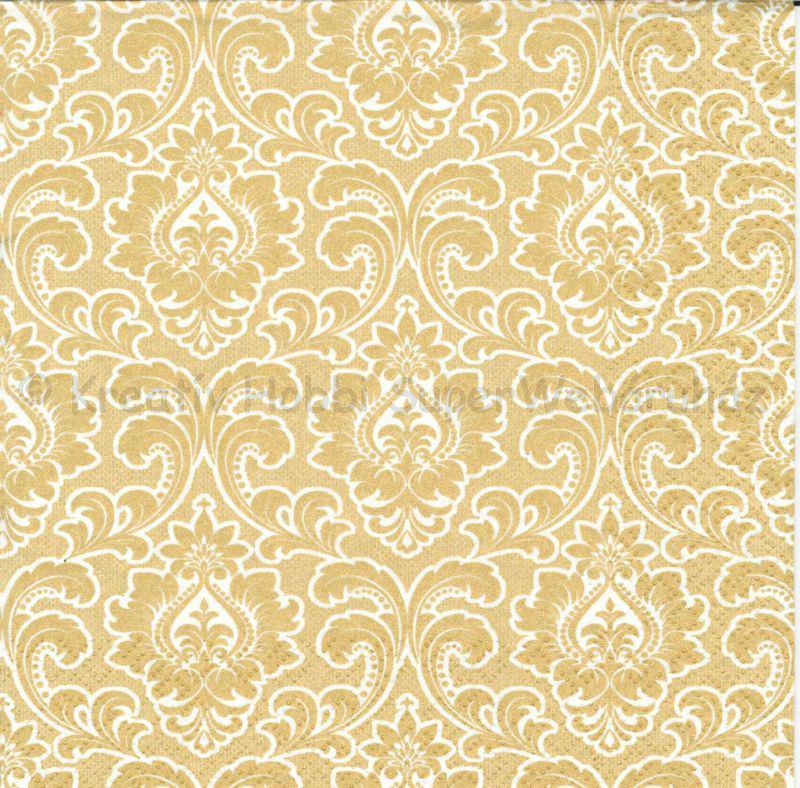 Szalvéta - tapéta minta arany - Wallpaper Pattern Gold