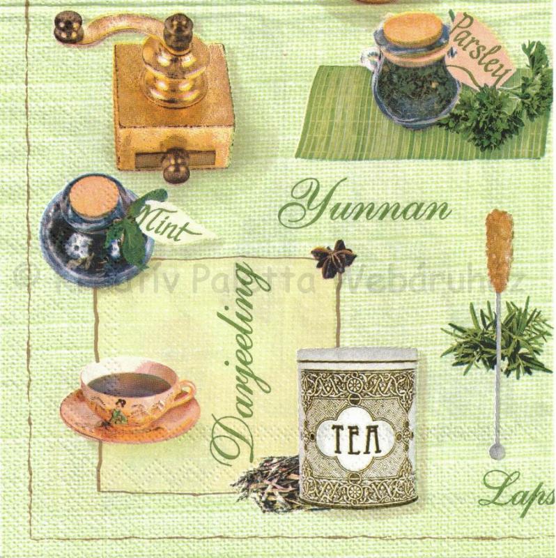 Szalvéta - tea