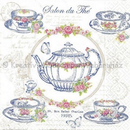 Szalvéta - tea szalon - Salon du The_