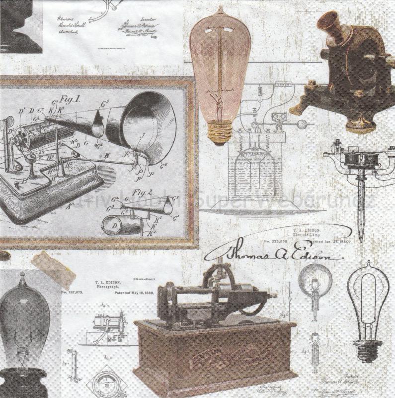 Szalvéta - tudomány - Thomas A. Edison