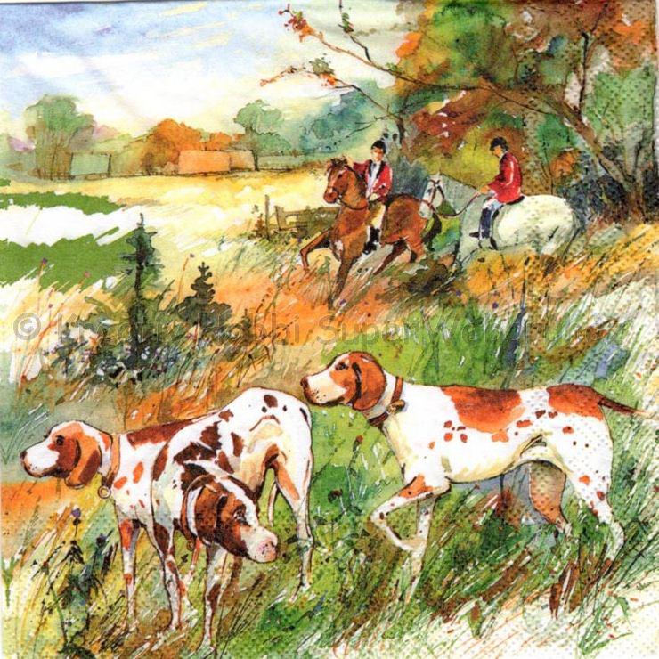 Szalvéta - vadászkutyák