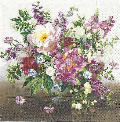 Szalvéta - virágcsokor -  Bouquet-naturel