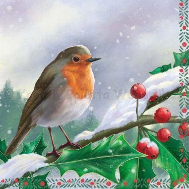 Szalvéta - vörösbegy