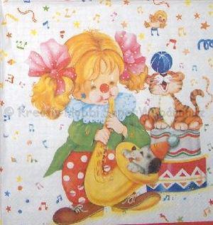 Szalvéta - zene bohócok