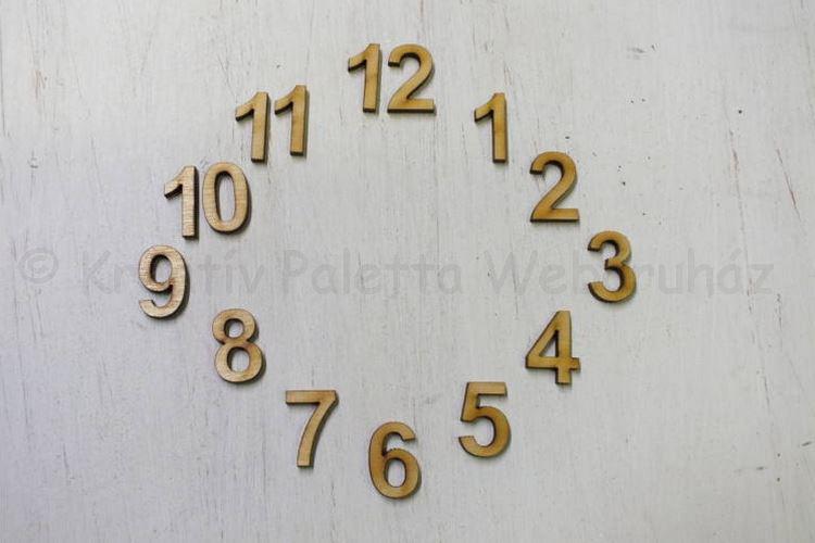 Számkészlet óralaphoz 2 cm