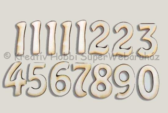 Számkészlet óralaphoz 4,5 cm