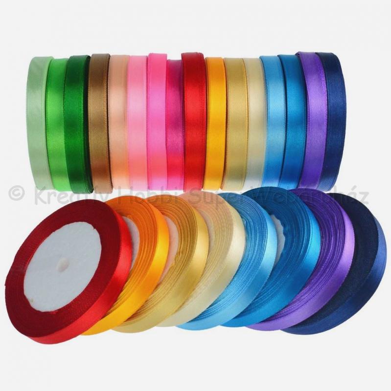 Szatén szalag  6 mm széles