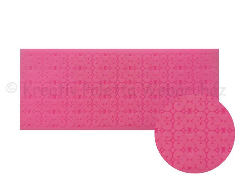 Szilikon öntőforma - csipkeháló