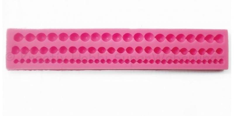 Szilikon öntőforma - gyöngysor