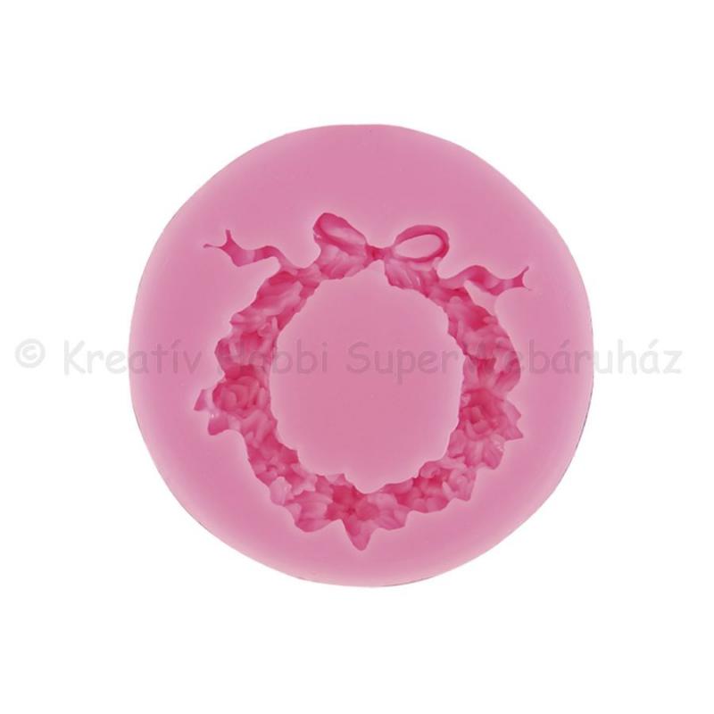 Szilikon öntőforma - koszorú