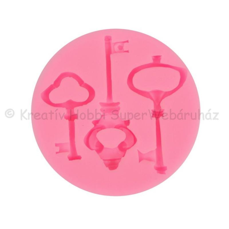 Szilikon öntőforma - kulcsok