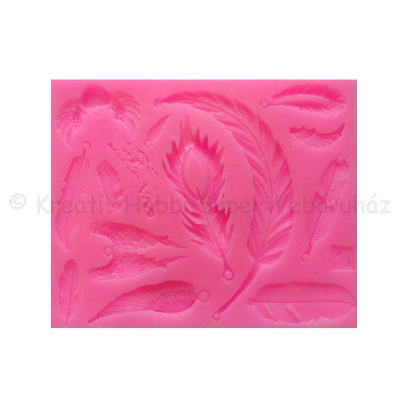 Szilikon öntőforma - tollak