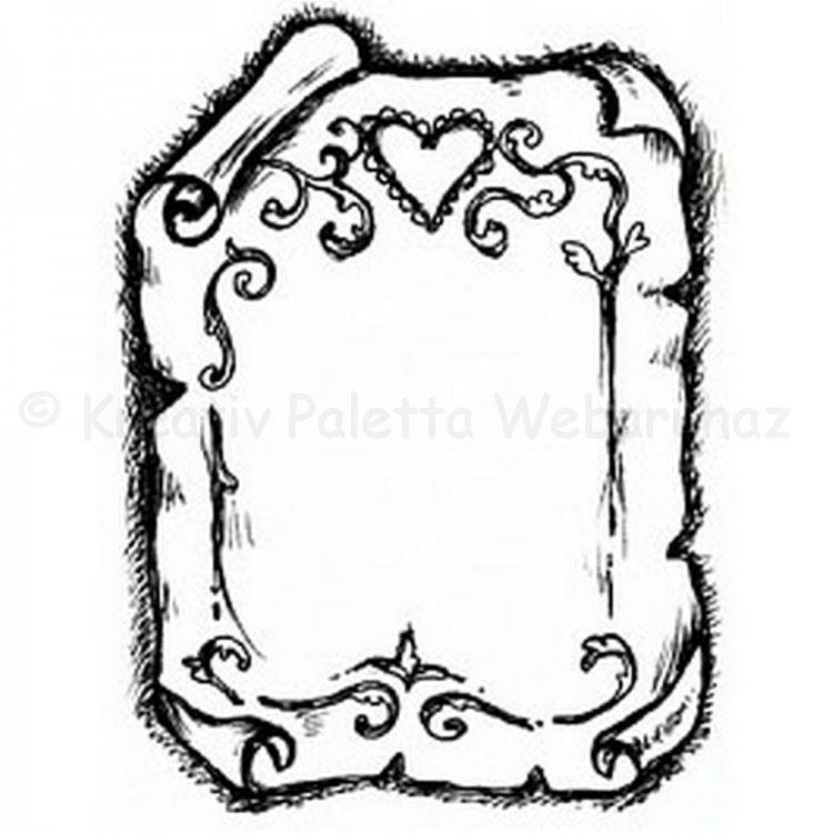 Szilikon pecsételő 5 x 7 cm - pergament