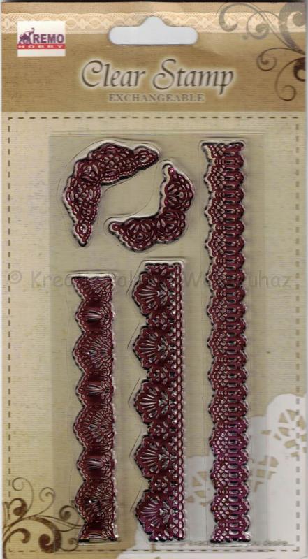 Szilikon pecsételő - csipke