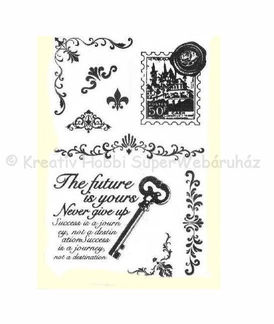 Szilikon pecsételő - díszítő motívumok, bélyeg