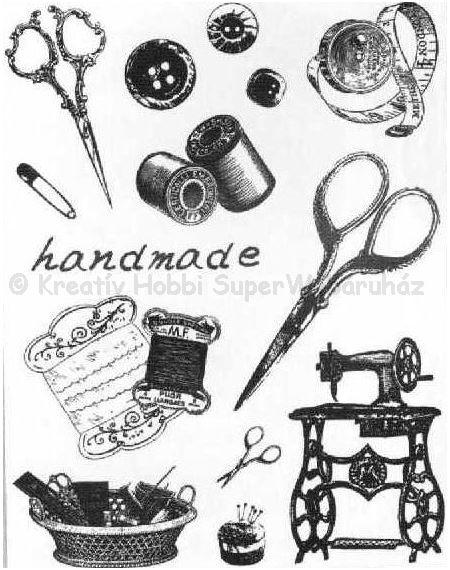 Szilikon pecsételő - handmade, varrás