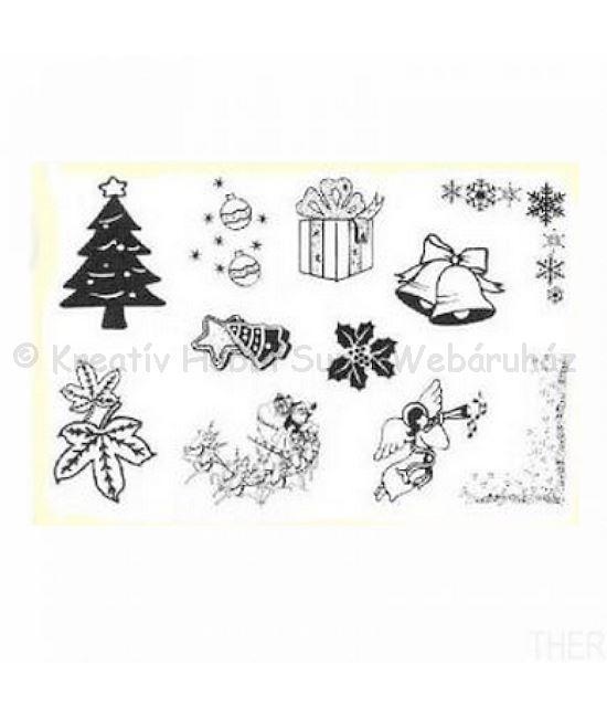 Szilikon pecsételő - karácsony