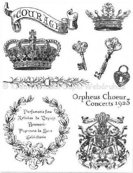 Szilikon pecsételő - koronák