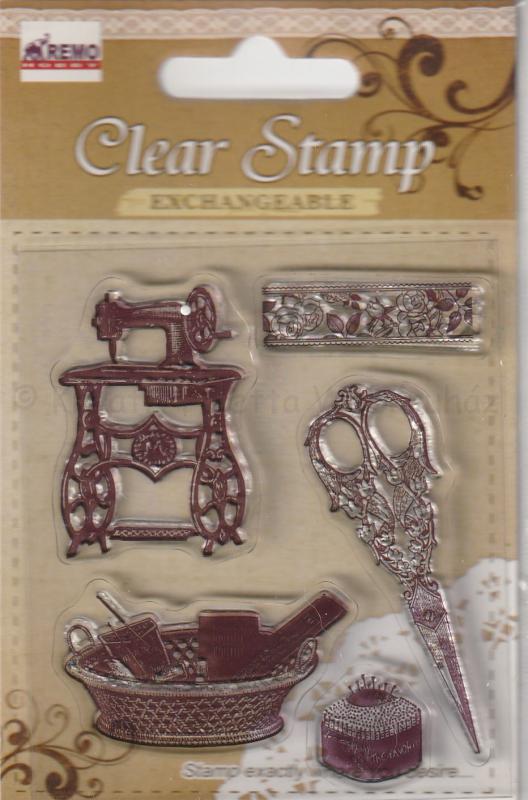 Szilikon pecsételő -  varró eszközök