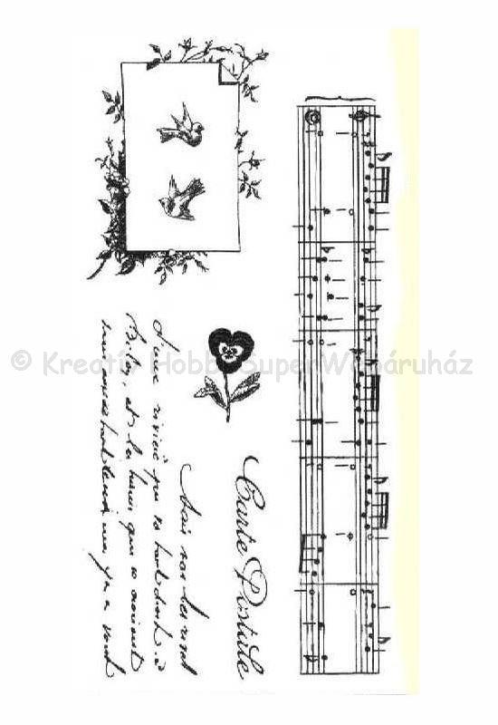 Szilikon pecsételő - zene