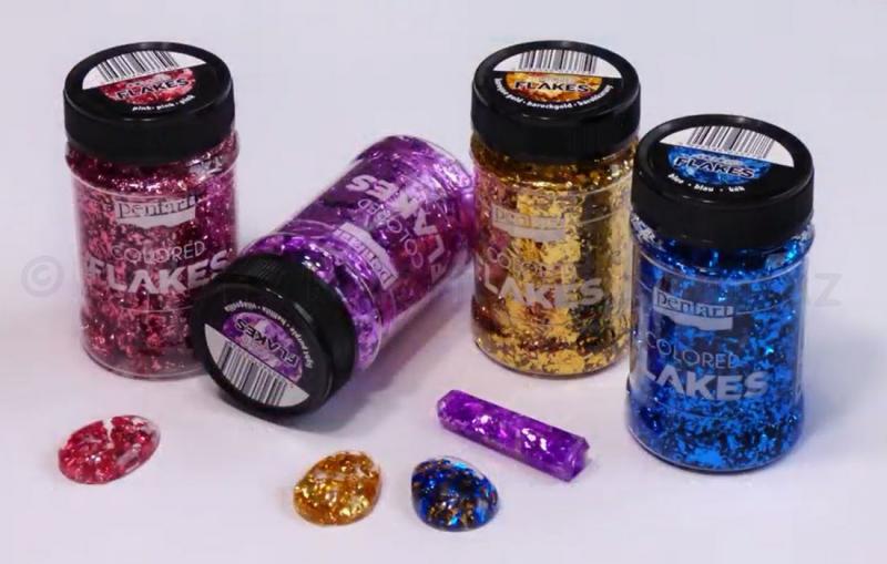 Színes fólia pehely 1g