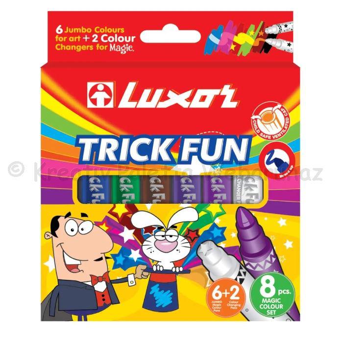 Színváltós filctoll 8 db - LUXOR Trick Fun