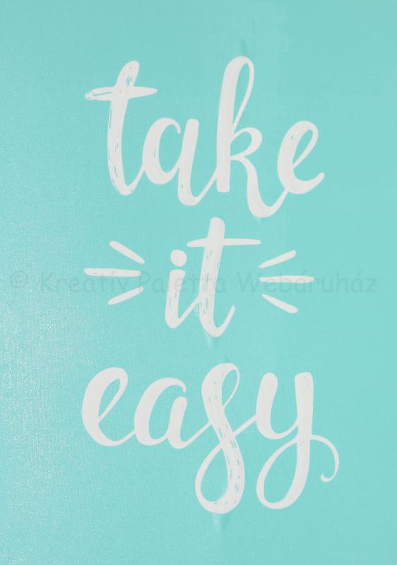 Szita-stencil 147 x 210 mm - take it easy