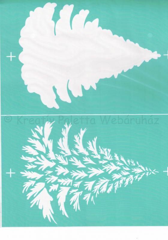 Szita-stencil 215 x 275 mm - fenyő