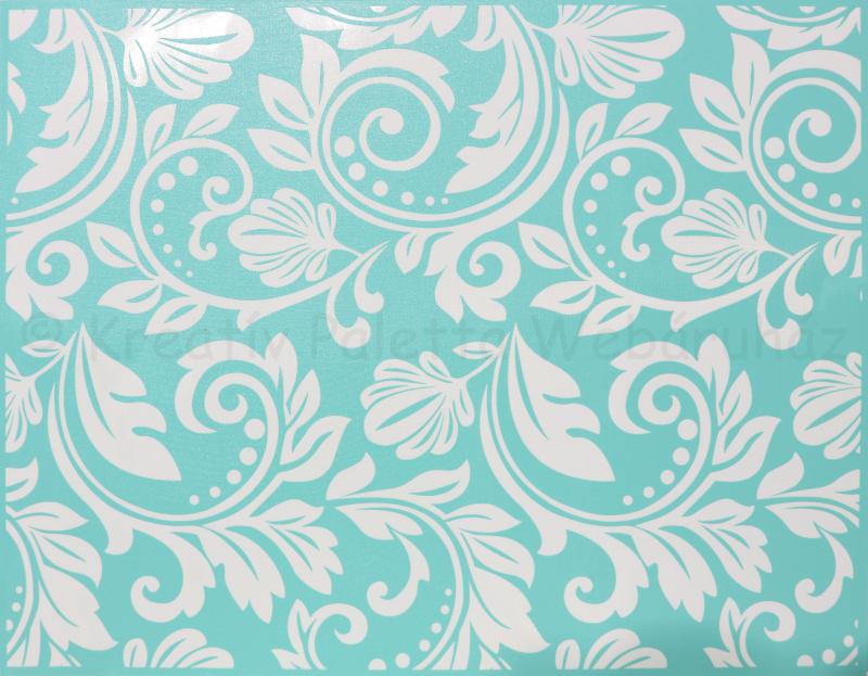 Szita-stencil 215 x 275 mm - rokokó minta 1.