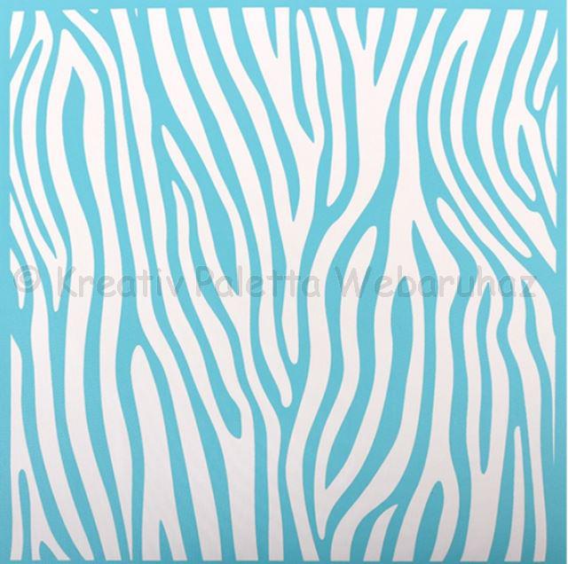 Szita-stencil 25,4 x 25,4 cm, textúra - faerezet