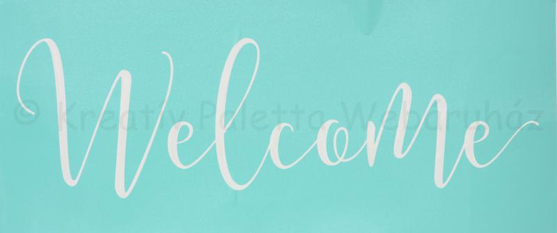 Szita-stencil 370 x 150 mm - Welcome