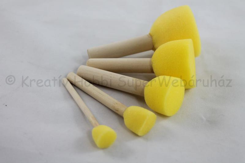 Szivacsecset 5 db-os készlet