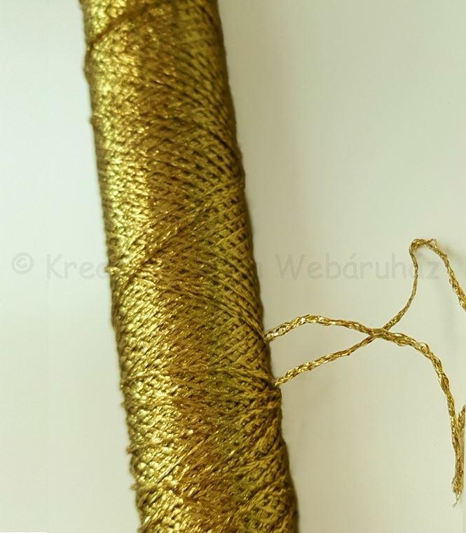 Szövött zsinór 0,8 mm - arany