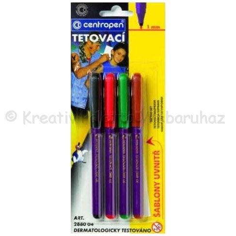 Tattoo tetováló filc sablonnal - Centropen