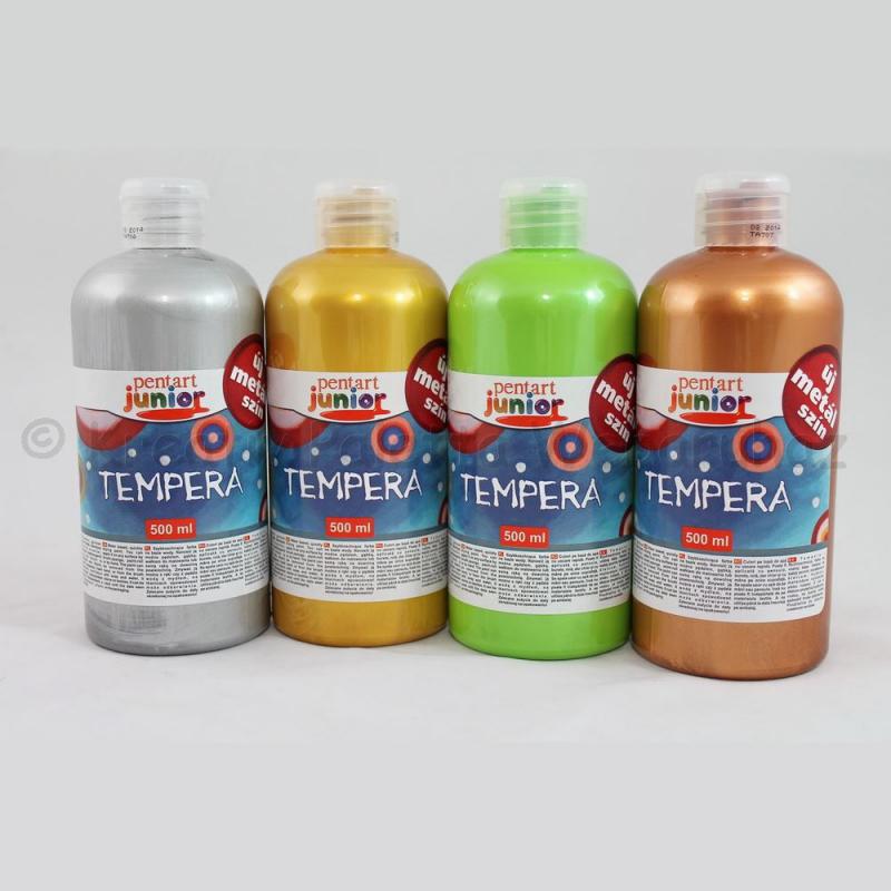 Tempera JUNIOR 500 ml - metál