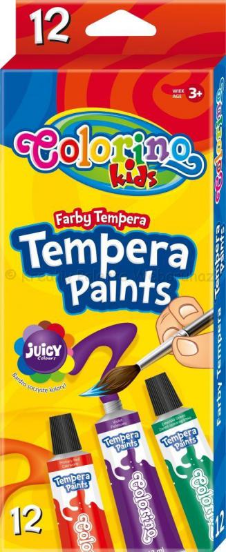 Tempera készlet tubusos 12 x 12 ml - Colorino