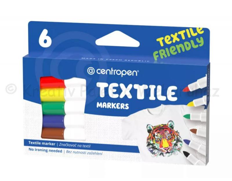 Textilfilc készlet 6 db - Centropen