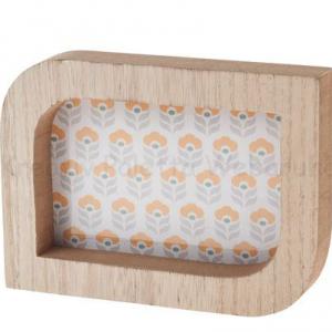 3D fa képkeret 18 x 13 x 2,5 cm - retro