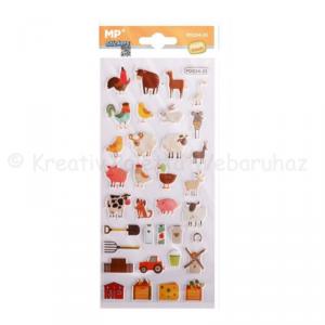 3D öntapadó matrica - háziállatok