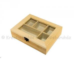 5 rekeszes doboz  20.5 x 16 x 5.5 cm