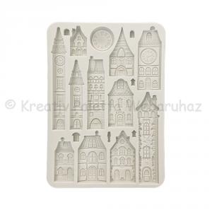 A5 Szilikon öntőforma - Gear up for Christmas cozy houses