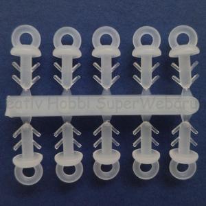 Akasztó hungarocell díszekhez - műanyag 12 db