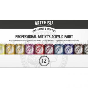 Akrilfesték szett 12 x 20 ml - Artemisia