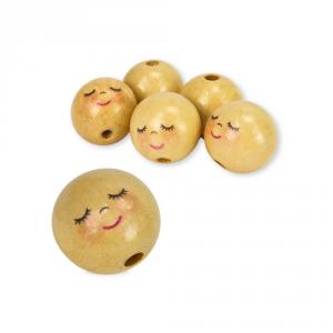 Babafej 30 mm fesett fa - alvó