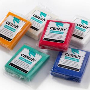 Cernit süthető gyurma 56 g átlátszó és világító színek translucent