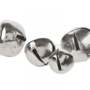 Csengettyű ezüst színű 10 mm 5 db