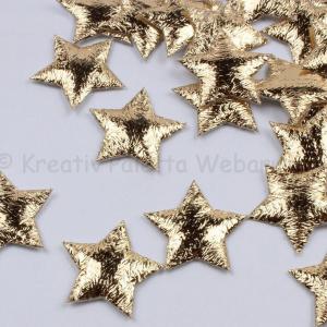 Csillag konfetti 1,5 cm, 10 db - arany