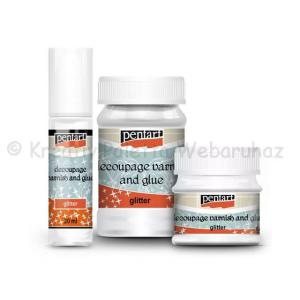 Decoupage ragasztólakk - GLITTERES  20 ml